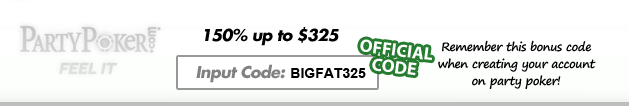 Party Poker Bonus Code
